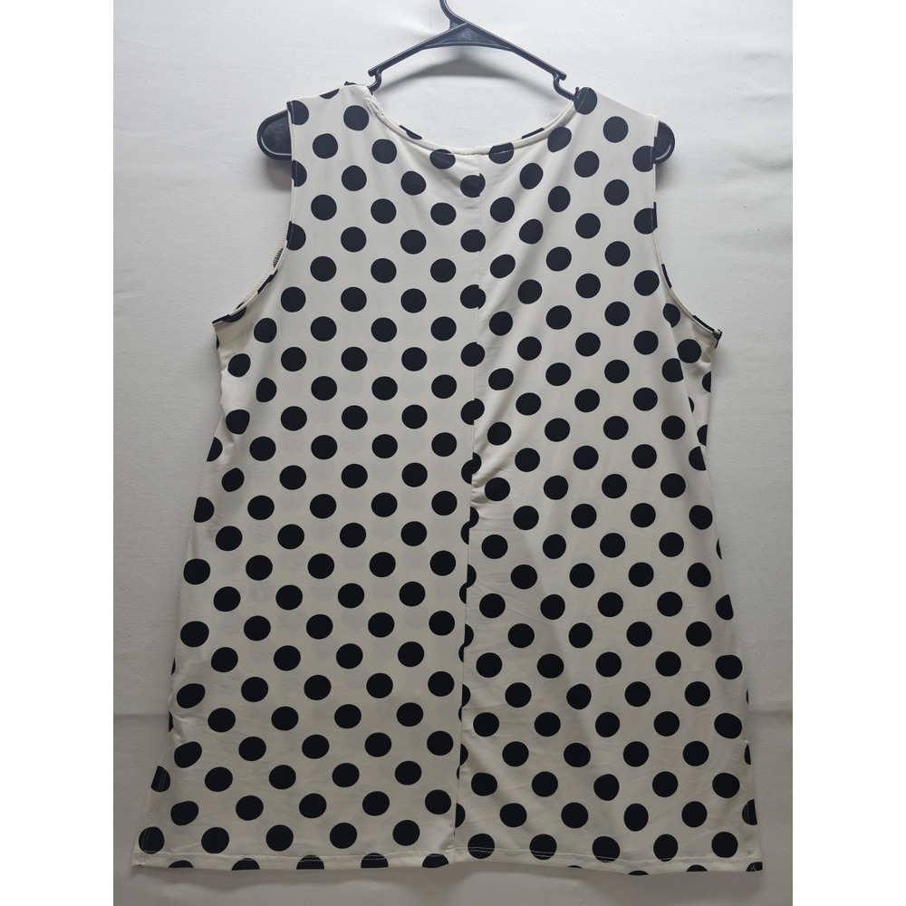 Zanzea Women's L Polka Dot Tank Coquette Spring Basics‎ Career Casual - Picture 5 of 5